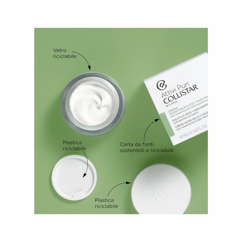 Collistar Crema Viso Acido Salicilico + Niacinamide 50ml-4