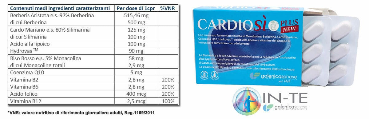 Galenica Senese Cardiosì Plus New 20 compresse da 1200mg-2