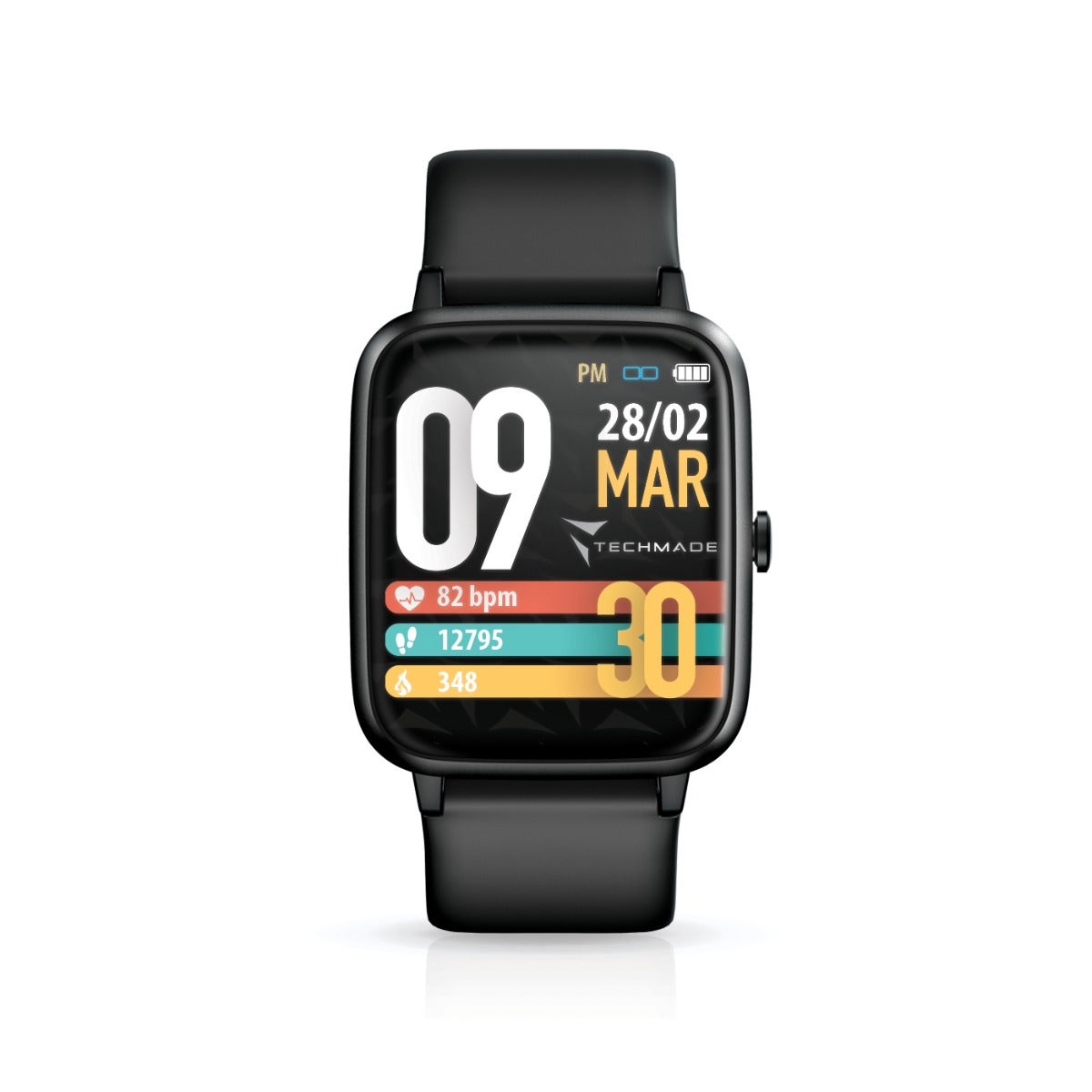 Techmade Smartwatch Sport Con GPS Integrato Colore Black-6