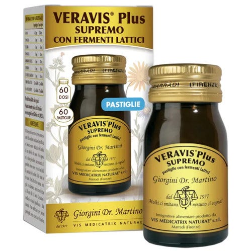 Dr Giorgini Veravis Plus Supremo Con Fermenti Lattici 60 Pastiglie -2