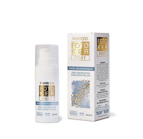 Pharcos Fluido Dermatologico Post-esposizione Radiazioni Solari 50ml-1