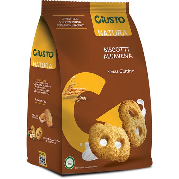 Giusto Senza Glutine Biscotti All'Avena 250g-2