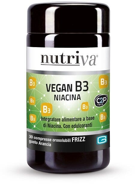 Nutriva Vegan B3 Fizz 30 Compresse Gusto Arancia-1