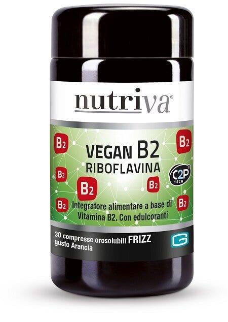 Nutriva Vegan B2 Fizz 30 Compresse Gusto Arancia-1