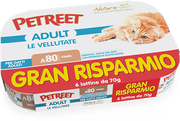 Petreet Vellutate Vitello Cibo Umido Gatto Adulto 6x70g-1