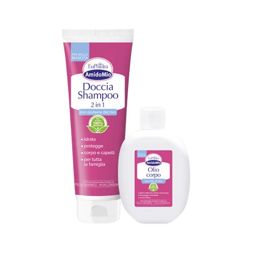 Euphidra Box Coccole Per La Nanna Doccia Shampoo 2in1 250ml + Olio Corpo 200ml-2