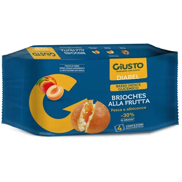 Giusto Diabel Brioche Alla Frutta 4x45g-2