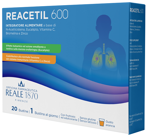 Reacetil 600 20 Bustine Reale 1870-0