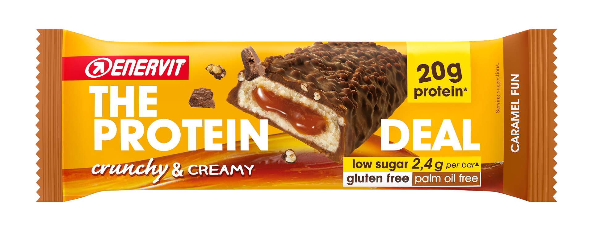 Enervit The Protein Deal Caramel Fun Barretta 55g-1