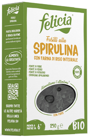 Felicia Fusilli Spirulina 250 g-0