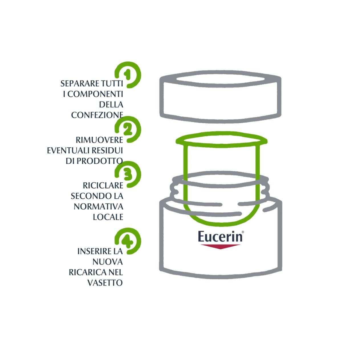 Eucerin Crema Hyaluron Filler Giorno SPF15 Ricarica 50ml-6