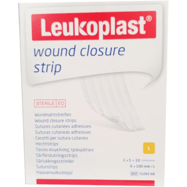 Leukoplast Wound Closure Strip Cerotti 10 Pezzi-1