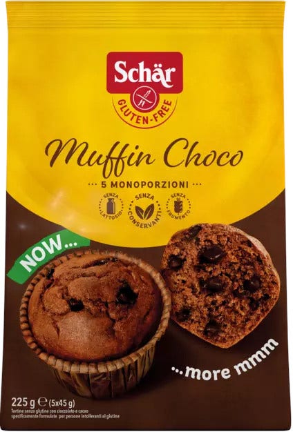 Schar Muffin Choco Chip Senza Glutine 225g-1