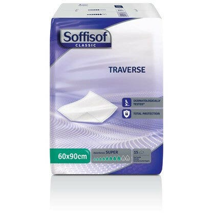 Soffisof Traversa Incontinenza 8 Gocce 60x90cm 15 Pezzi-1
