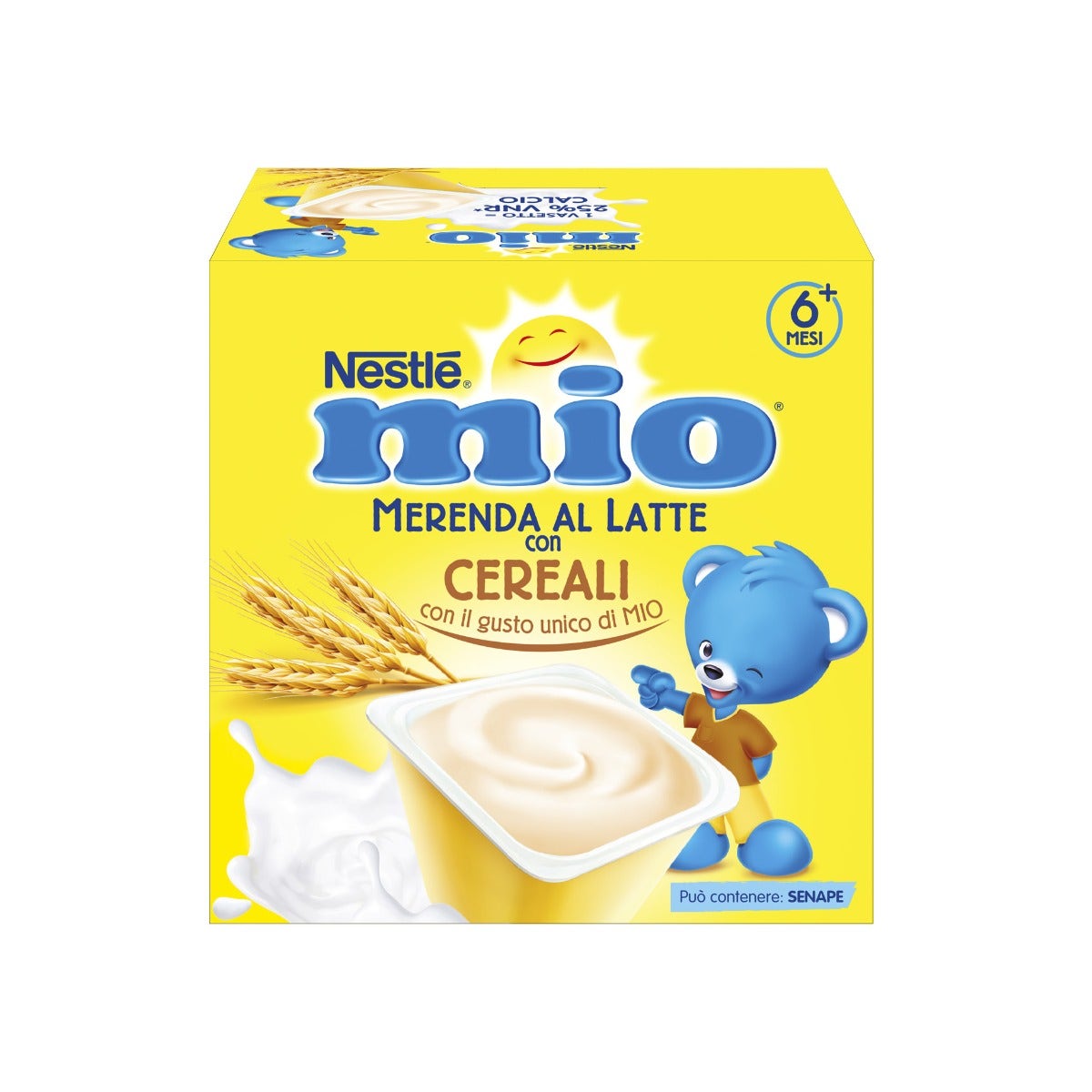 Nestlè Mio Merenda Al Latte Cereali 4 Vasetti Da 100g-3