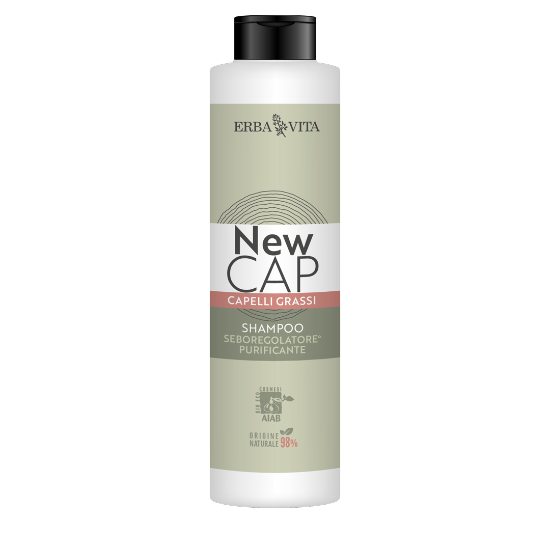 Erba Vita New Cap Shampoo Capelli Grassi 250ml-1