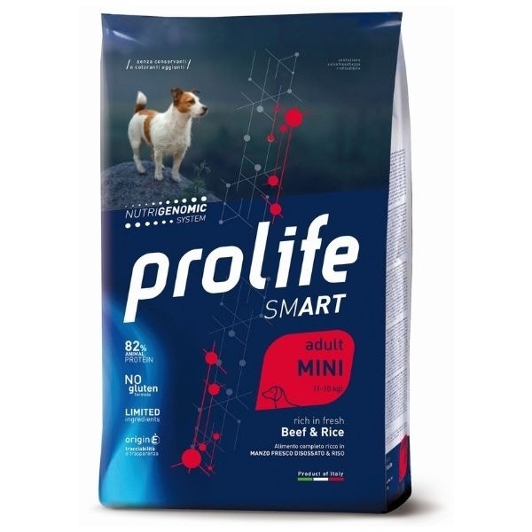 Prolife Dog Smart Adult Mini Beef & Rice 7Kg-1
