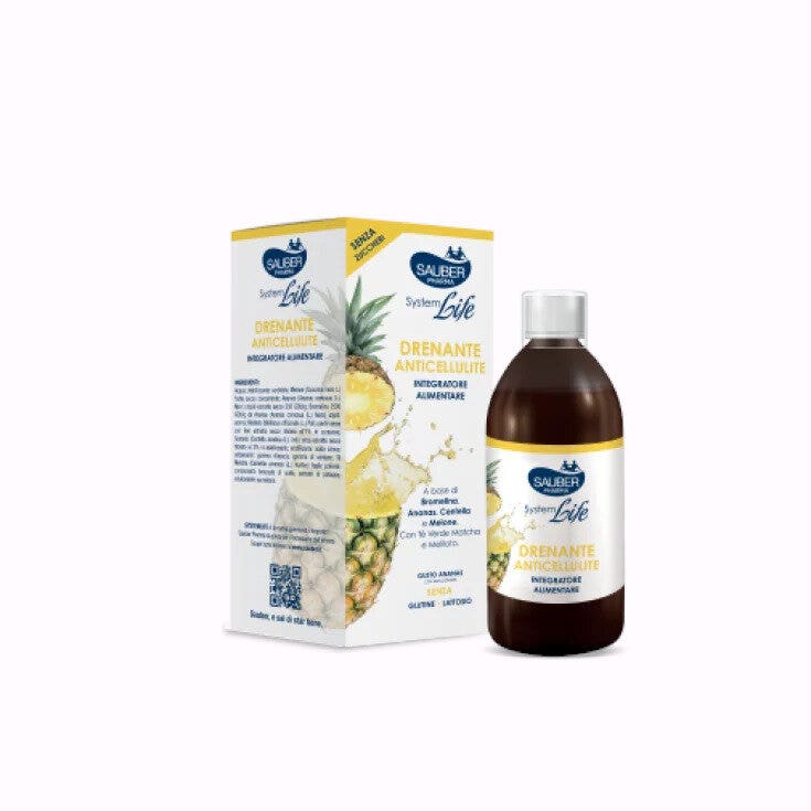 Sauber System Life Drenante Anticellulite 500ml-1