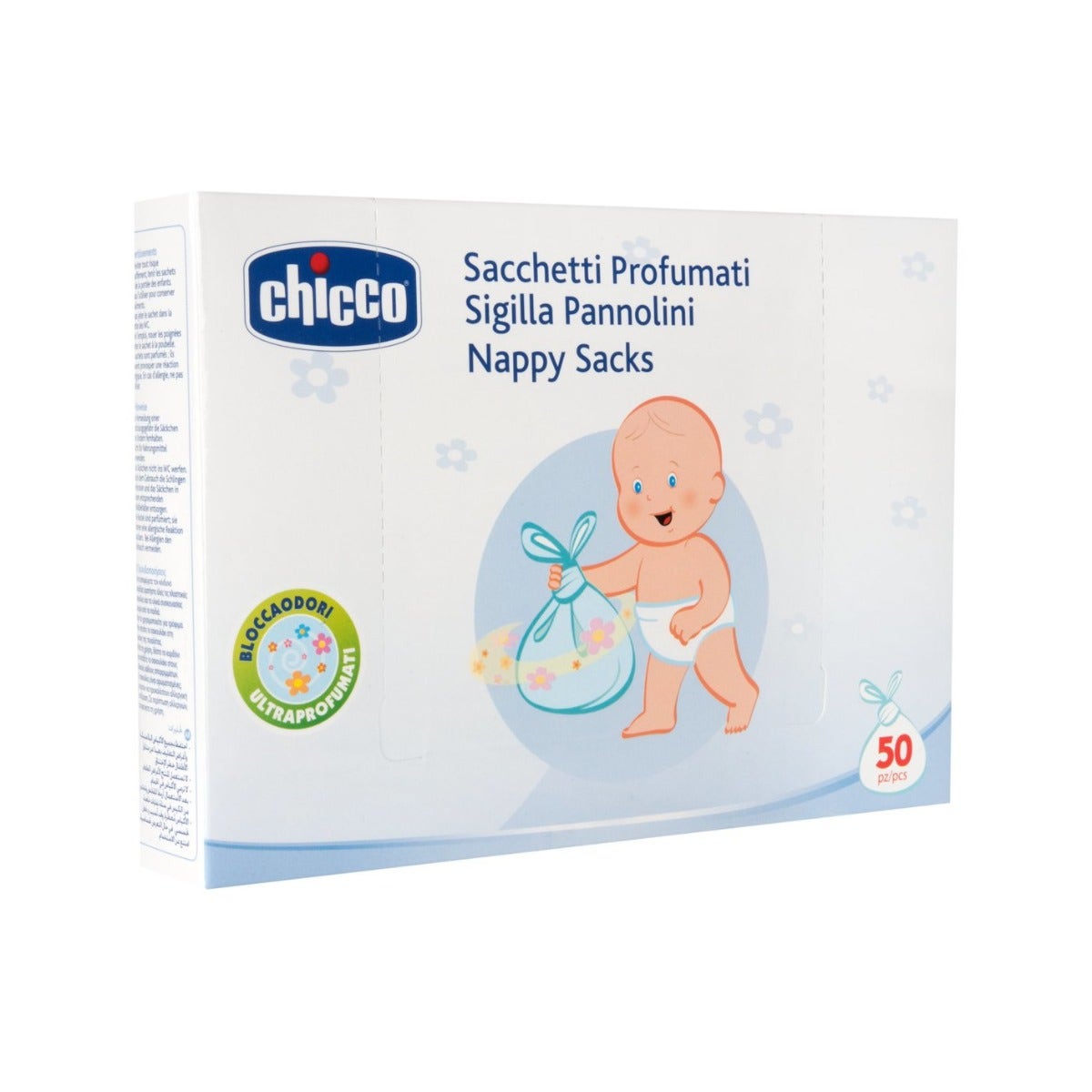 Chicco Sacchetti Profumati Pannolini 50 Pezzi-0