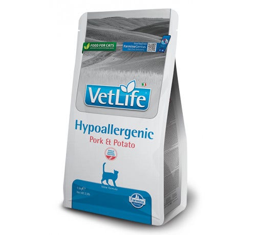 Farmina Vet Life Hypoallergenic Maiale E Patate Per Gatti Adulti Sacco 400g-1
