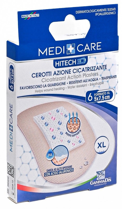 Cerotto Medicare Cicatrizzanti 7,5x5 6 Pezzi-0