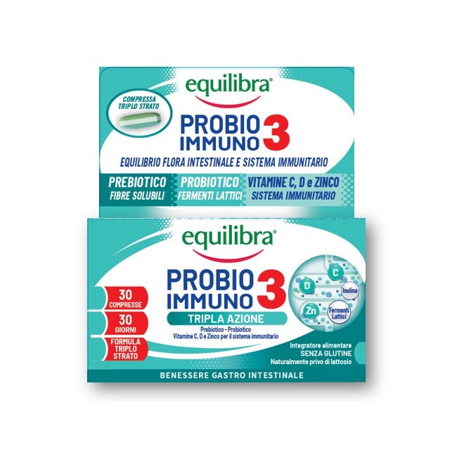Equilibra Probio 3 -immuno 30 Compresse Triplostrato-2