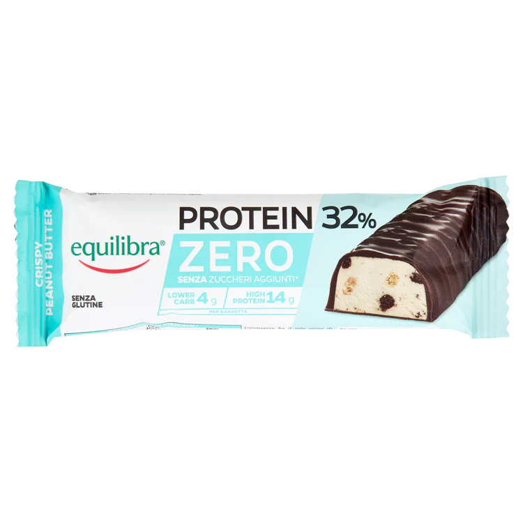 Equilibra Protein 32% Zero Crispy Peanut Butter Barretta 45g