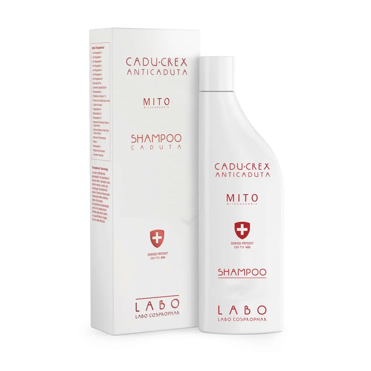 Cadu-Crex Anti-Caduta Mito Shampoo Caduta Abbondante Donna 150ml-1