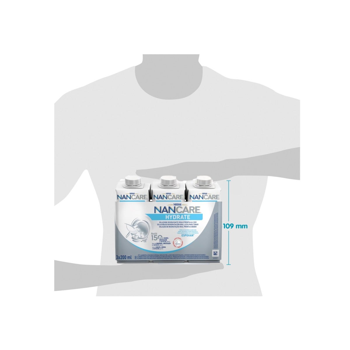 Nestlé Nancare Hydrate Alimento A Fini Medici Speciali Alla Fragola 3 Brick Da 200ml-5