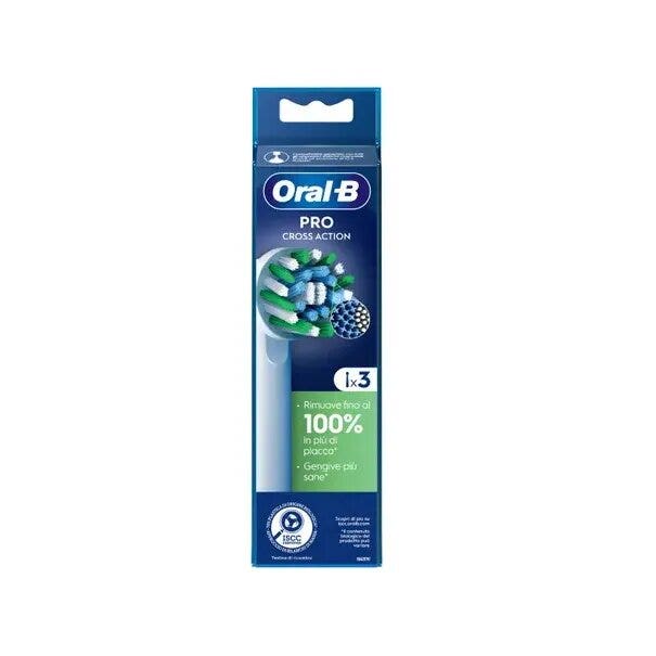 Oral-B Testine Di Ricambio Pro Cross Action 3 Pezzi-13