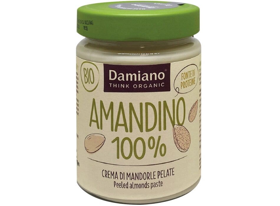 Damiano Amandino Crema Di Mandorle Pelate Bio 275g-1