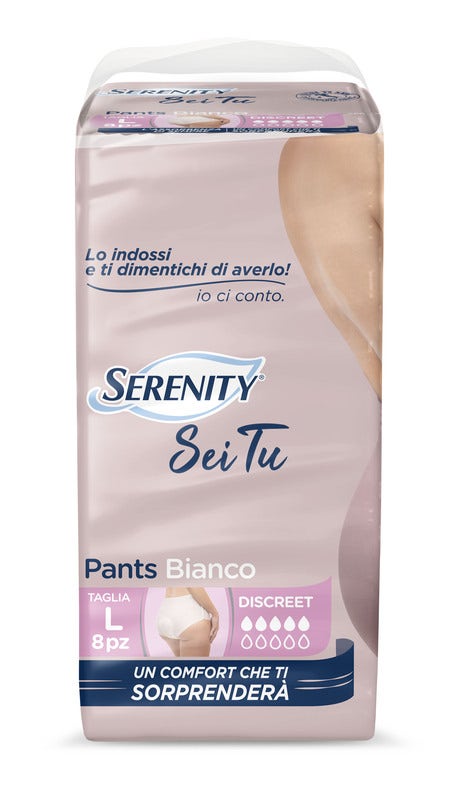 Serenity Pants Sei Tu Discreet Mutandina Assorbente Taglia L 8 Pezzi-1