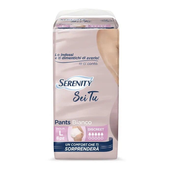 Serenity Pants Sei Tu Discreet Mutandina Assorbente Taglia L 8 Pezzi-3