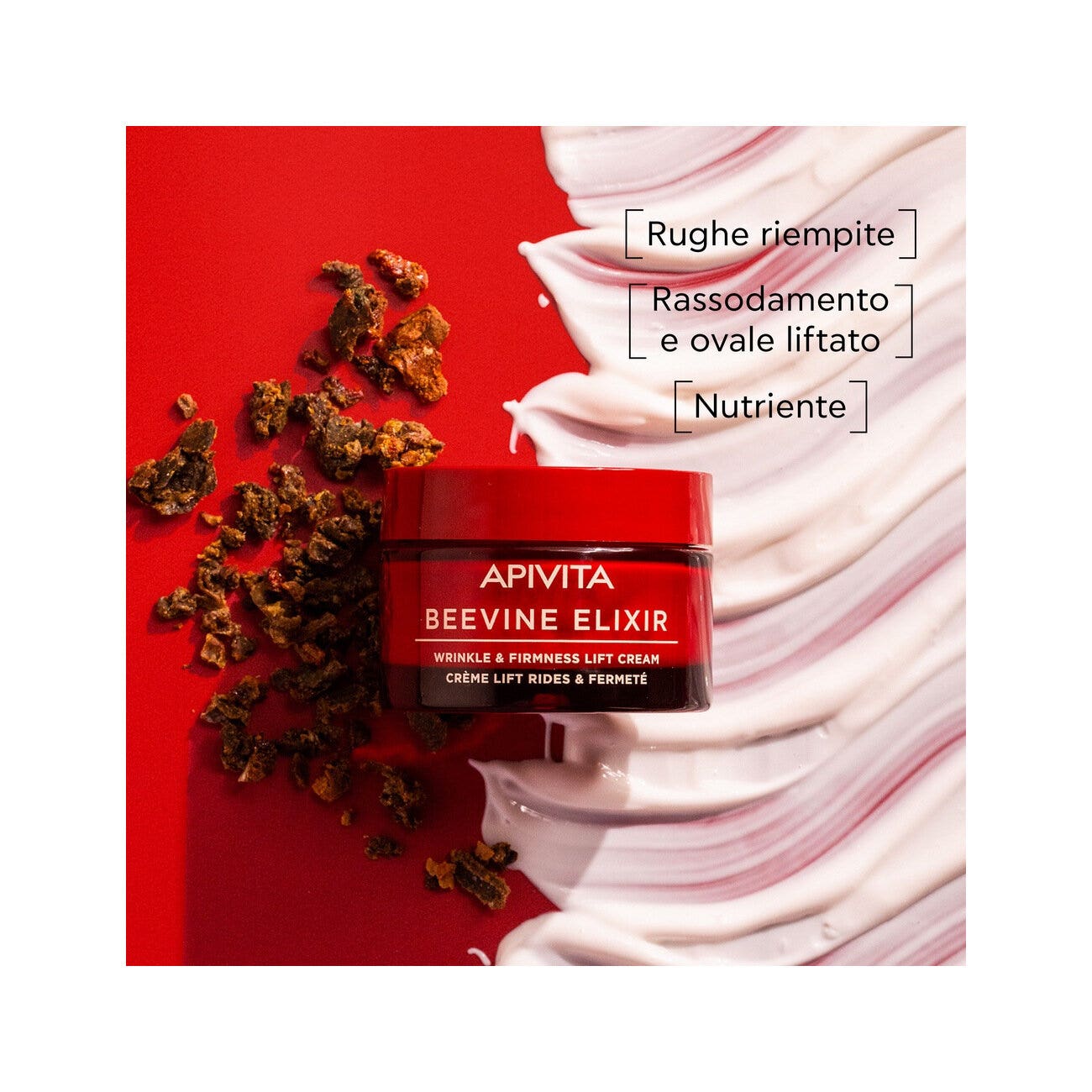 Apivita Beevine Elixir Crema Anti-Rughe Rassodante Liftante Texture Ricca 50ml-2