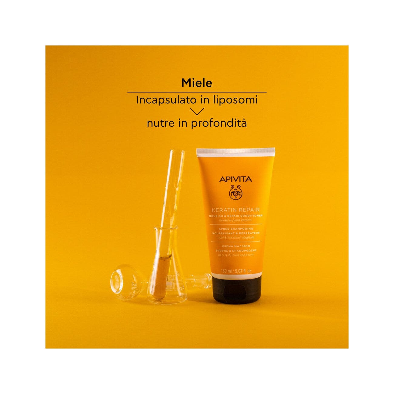 Apivita Keratin Repair Balsamo Nutriente Riparatore 150ml-5