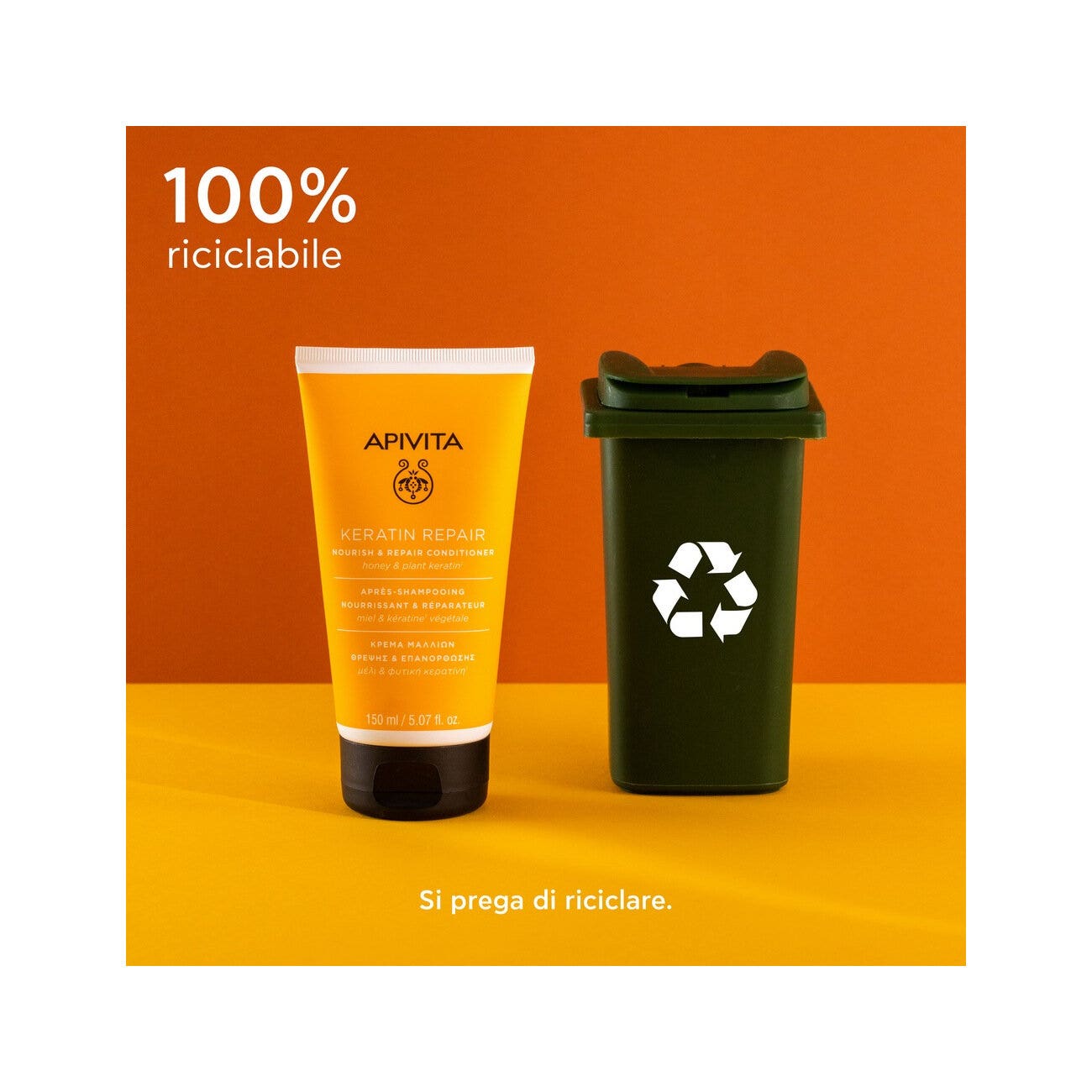 Apivita Keratin Repair Balsamo Nutriente Riparatore 150ml-6
