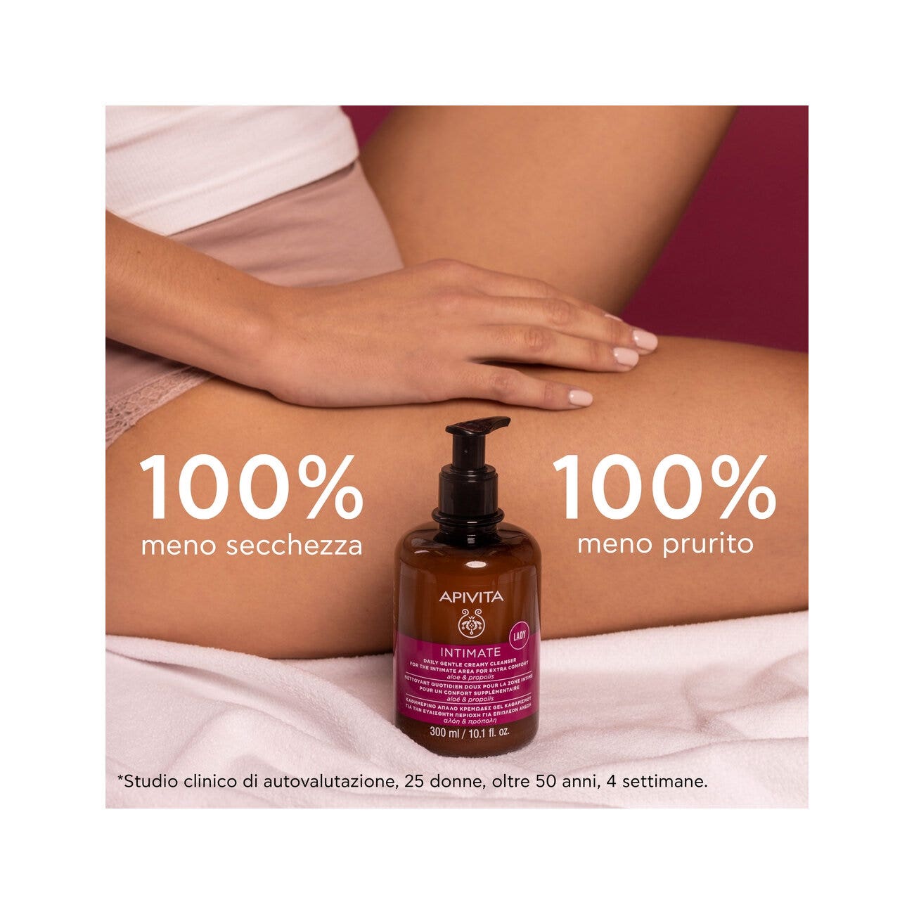 Apivita Intimate Lady Gel Detergente Intimo Delicato 300ml-4