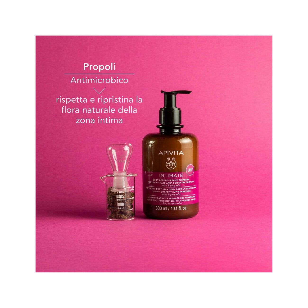 Apivita Intimate Lady Gel Detergente Intimo Delicato 300ml-5