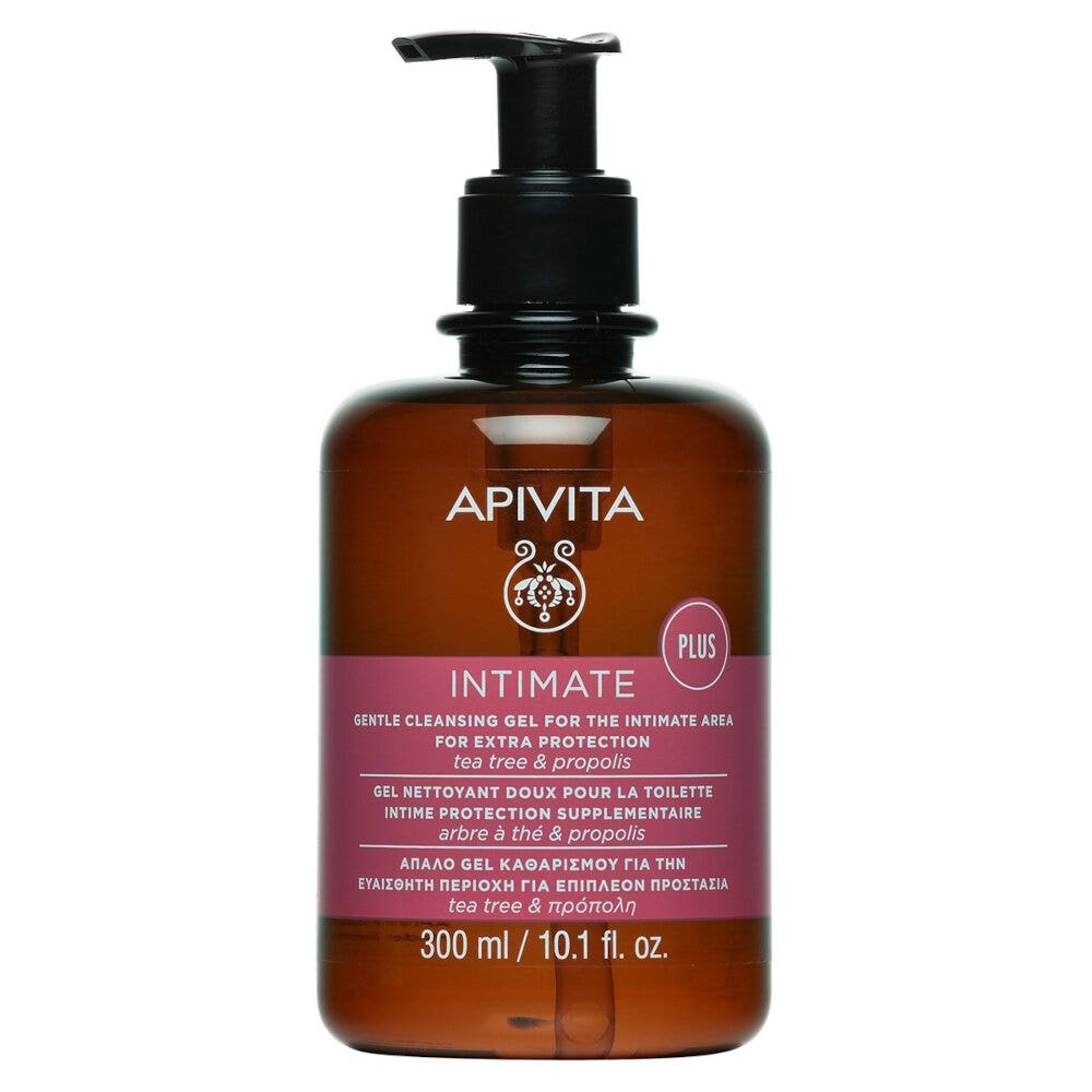 Apivita Intimate Plus Gel Detergente Intimo Extra Protezione 300ml-0