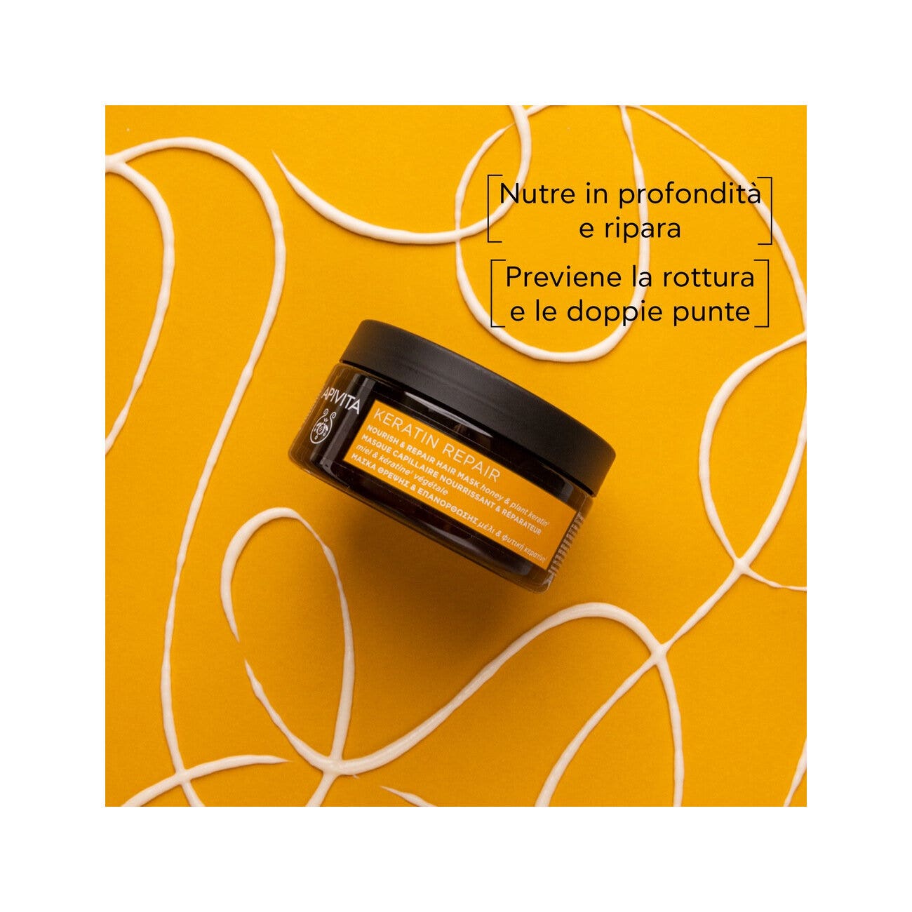 Apivita Keratin Repair Maschera Nutriente Riparatrice 200ml-2