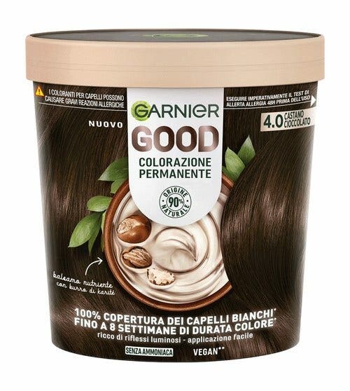 Garnier Good Kit Colorazione Permanente 4.0 Castano Cioccolato 160g-1