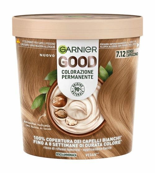 Garnier Good Kit Colorazione Permanente 7.12 Biondo Cappuccino 160g-1
