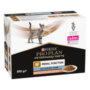 Purina Pro Plan Veterinary Diets NF Renal Function St/Ox Cibo Umido Con Salmone Gatti Adulti 10x85 g-1