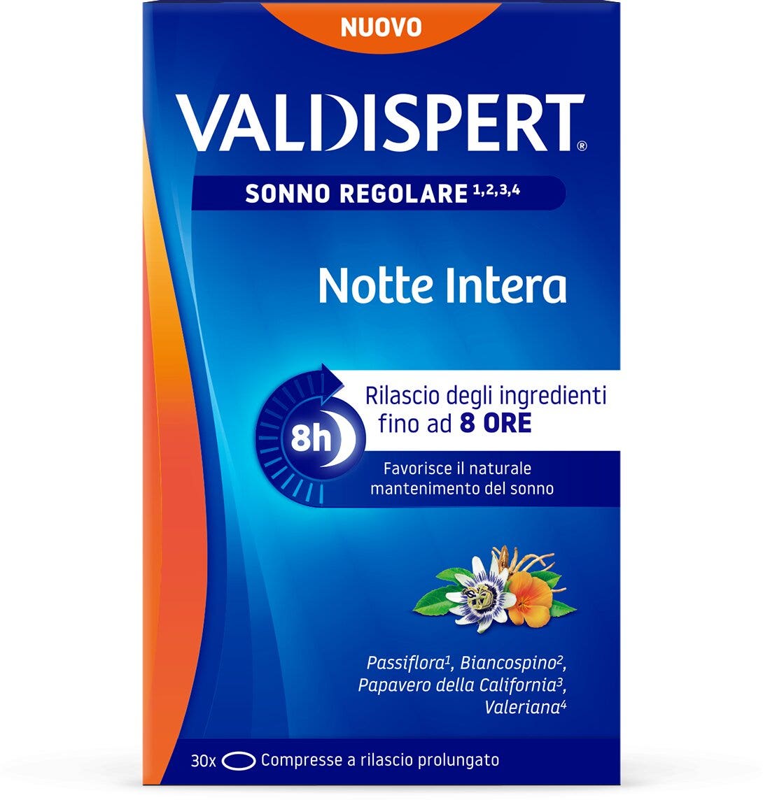 Valdispert Notte Intera 30 Compresse a Lento Rilascio-1