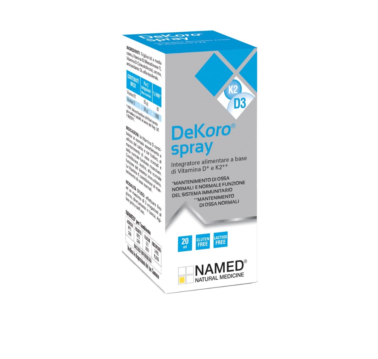 Named Dekoro Spray Integratore Ossa 20ml-1
