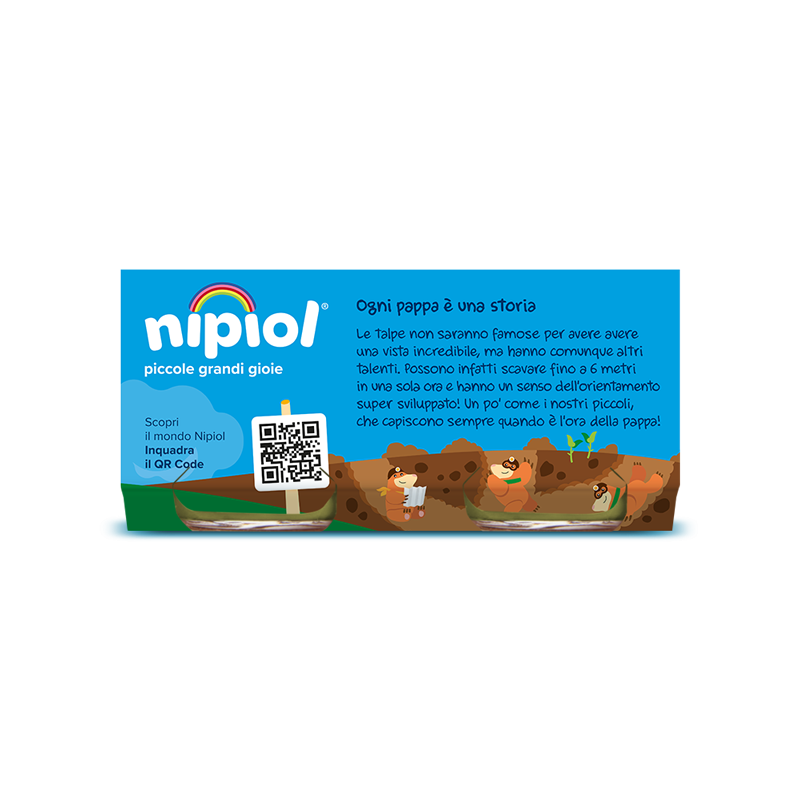 Nipiol Omogeneizzato Legumi E Verdure 2x80g-1