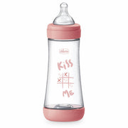 Chicco Biberon Neonato Perfect 5 Biberon Rosa Flusso Veloce 300 ml 4Mesi+-0