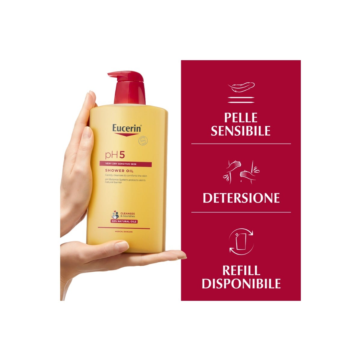 Eucerin pH5 Olio Detergente Doccia 1000ml-5