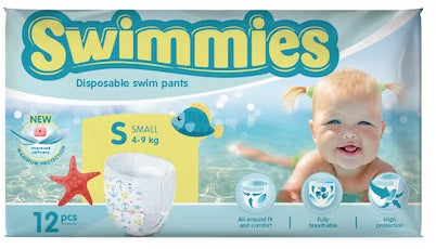 Swimmies Pants Special Small 12 Pezzi-1