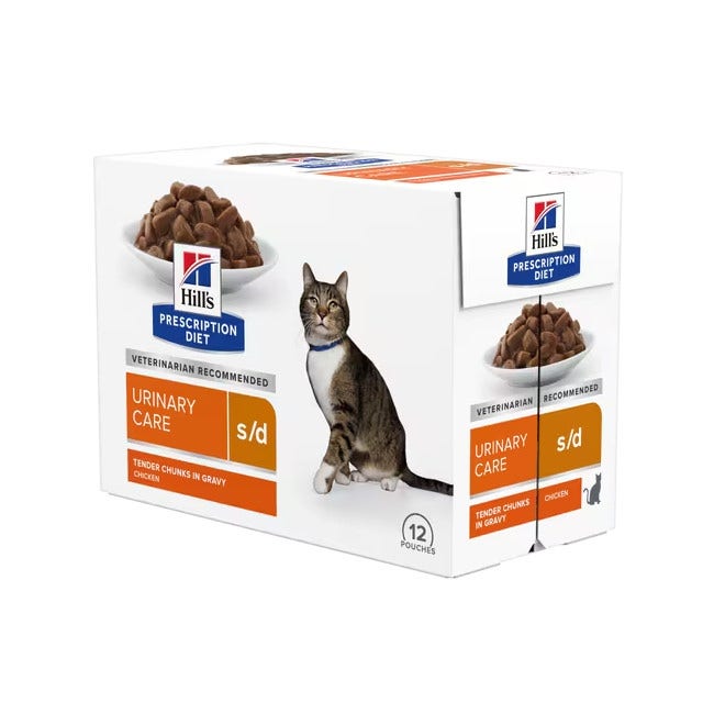 Hill's Prescription Diet S/D Alimento Secco Per Gatti Bustina 85g-4